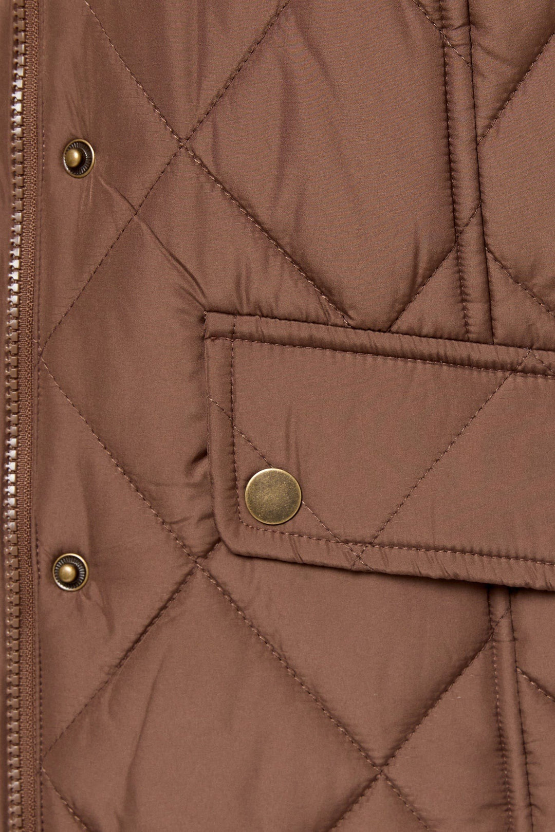Vanessa — Gestepptes Gilet für Damen mit Rautenmuster und Druckknöpfen, Das Modehaus Luzern